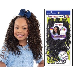 FreeTress Braids Kids Deep Curl Boho Locs 10 Inch - # 1