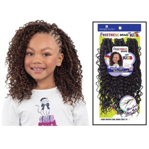 FreeTress Braids Kids Water Curl Boho Locs 10 Inch - # 1