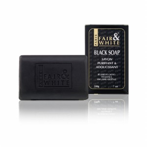 Fair & White Original Black Soap - 200g