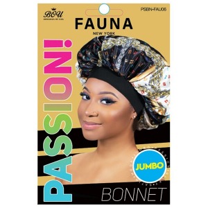 Bou Fauna Silky Satin Bonnet Jumbo #PSBN-FAU06