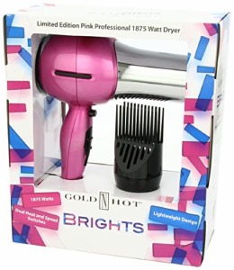 Gold 'N Hot 1875-Watt Profesional Switch Dryer, Pink Dual