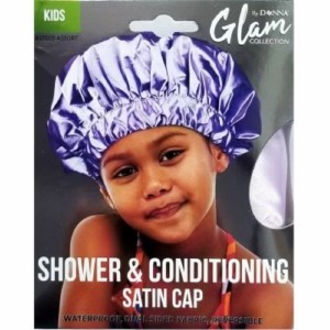 Donna Glam Collection Kids Shower & Conditioning Satin Cap  Assorted