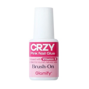 Glamify Crzy Pink Nail Glue 7g #NGCH02 - Brush-on Glamify Crzy Pink Nail Glue 7g #NGCH02 - Brush-on