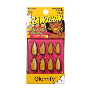 Glamify Clawtoon Press on Nails #NTCW05 - Almond Long Glamify Clawtoon Press on Nails #NTCW05 - Almond Long