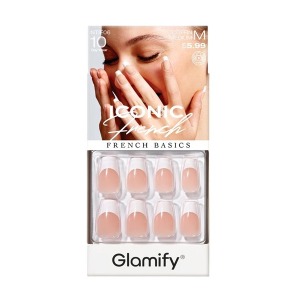 Glamify Iconic French Press on Nails #NTIF06 - Coffin Medium