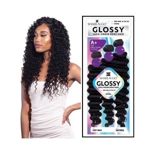 Glossy - Deep Wave - 10 -12 -14 - # NATURAL BLACK