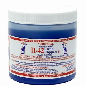 H-42 Clean Clippers Blade Cleaner Anti-Bacterial 16oz