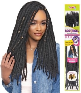 Loc & Roll Human Hair Locs 12 Inch - # NATURAL