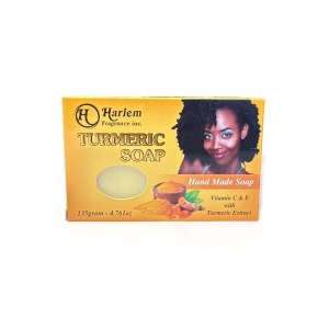 Harlem Hand Made Turmeric Soap with Vitamin C & E with Turmeric Extract 135g