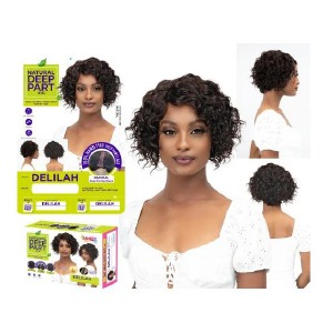 100% Virgin Remy Human Hair Deep Part Lace Wig - DELILAH - # 99J