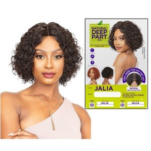 100% Virgin Remy Human Hair Deep Part Lace Wig - JALIA - # 613