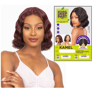 100% Virgin Remy Human Hair Deep Part Lace Wig - KAMEL - # 350