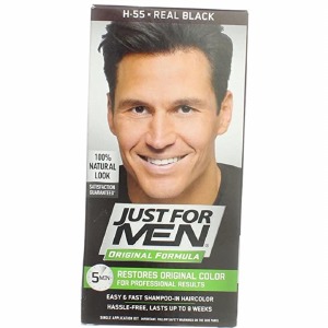 Just for Men Shampoo Hair Color Real Black