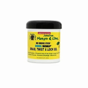 Jamaican Mango & Lime Cool Scalp Braid Twist and Loc Gel Mentholated 16oz