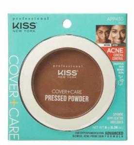 Kiss New York Professional Cover+Care Pressed Powder APP430 - Java