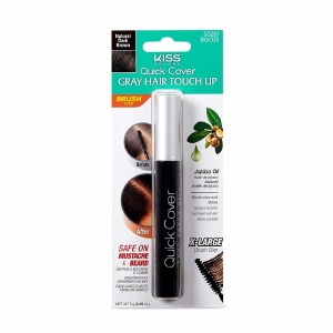 Kiss Colors Quick Cover Gray Hair Touch Up Brush #BGC05 - Natural Dark Brown