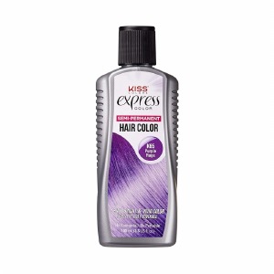 Kiss Express Color Semi-Permanent Hair Color - Purple Rage #K65