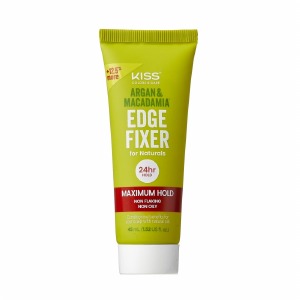 Kiss Colors & Care Argan & Macadamia Edge Fixer Maximum Hold 1.52oz #KAME045D