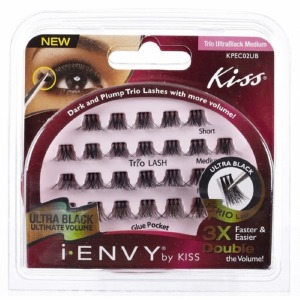 Kiss i-Envy Trio Lashes Ultra Black Medium KPEC02UB