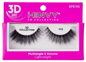 Kiss I Envy 3D Eyelashes Multi-Angle & Volume Lightweight Collection #KPEI115