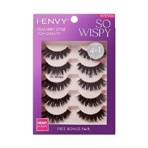 Kiss i-Envy Remy Hair Eyelashes So Wispy Multipack #KPEM66