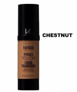 Kiss New York Professional Pro Touch Liquid Foundation 1.01oz #KPLF420 - Chestnut