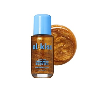 Additional picture of Kiss Glow Icon Shimmer Body Oil #PHB41 - Golden Glow