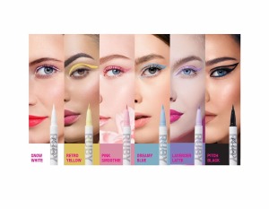Additional picture of Ruby Kisses Party Proof Eyeliner #PTE06 - Pitch Black