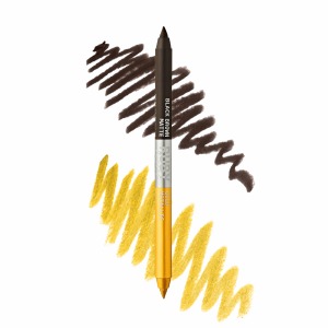 Ruby Kisses Duo Eyeliner #RME02 - Black Brown/Gold