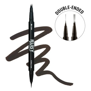 Kisses Duo Microblading Tattoo Eyebrow Pencil #RSA01 - Black Brown Kisses Duo Microblading Tattoo Eyebrow Pencil #RSA01 - Black Brown