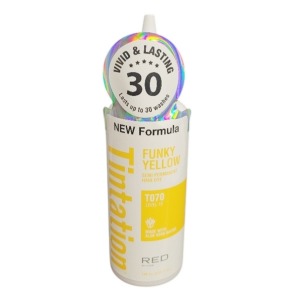 Kiss Colors Tintation Semi-Permanent Hair Color #T070- Funky Yellow