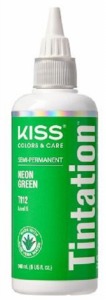 Kiss Colors Tintation Semi-Permanent Hair Color #T112 - Neon Green
