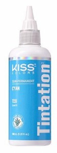 Kiss Colors Tintation Semi-Permanent Hair Color #T220 - Cyan