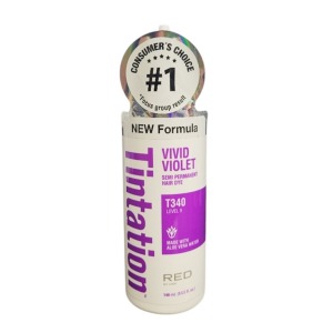 Kiss Colors Tintation Semi-Permanent Hair Color #T340 - Vivid Violet