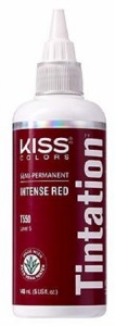 Kiss Colors Tintation Semi-Permanent Hair Color - Intense Red