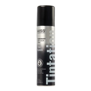 Kiss Tintation Temporary Hair Color Spray #TCS01 - Black