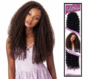 Lulutress Crochet Braid Water Wave 18 Inch - # 1B