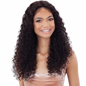 Lace Front Wig Galleria Deep Wave 22 Inch - # Natural