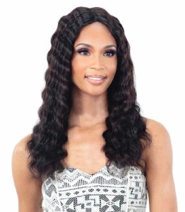 Mayde Beauty It Girl 100per Human Hair HD Lace Front Wig Tanisha 20in - # Natural