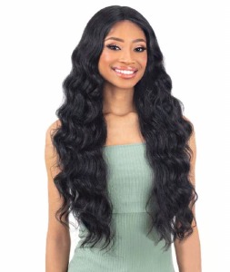 Freetress Equal HD Lace Front Wig Kamaya - # 1B