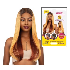 Melt Swiss Lace Front Wig - Apia - # 1B