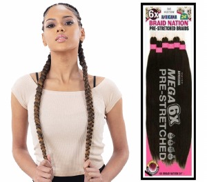 Africana 6X Braid Nation Pre-Stretched 24 Inch - # T27