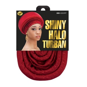 Shiny Halo Turban #289 - Color Assort