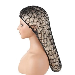 Qfitt Jumbo Hair Net #631 - Black