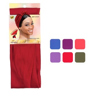 Qfitt Snap Wrap Turban #6371 - Assorted Colors