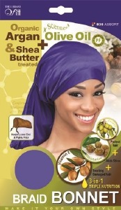 QFitt Braid Bonnet Assorted Colors #836