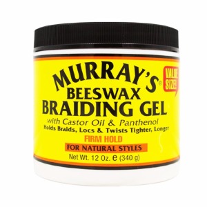 Murray's Beeswax Braiding Gel 12oz - Firm Hold