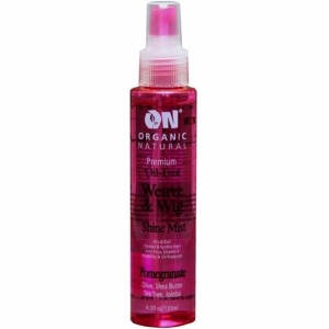 ON Natural Oil-Free Weave & Wig Shine Mist Pomegranate 4.5oz