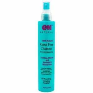 ON Natural Rinse-Free Cleanser for Wigs, Weaves and Synthetic & Natural Hair 8oz