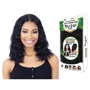 Naked Nature Tru-2-U Part Wig - TRU Body Wave - # NATURAL/DK